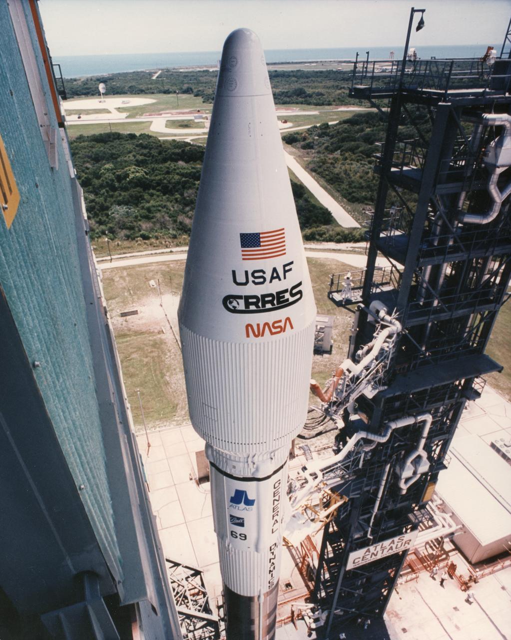 In July 1990, the Marshall Space Flight Center, in a joint project with the Department of Defense/Air Force Space Test Program, launched the Combined Release and Radiation Effects Satellite (CRRES) using an Atlas I launch vehicle. The mission was designed to study the effects of artificial ion clouds produced by chemical releases on the Earth's ionosphere and magnetosphere, and to monitor the effects of space radiation environment on sophisticated electronics.