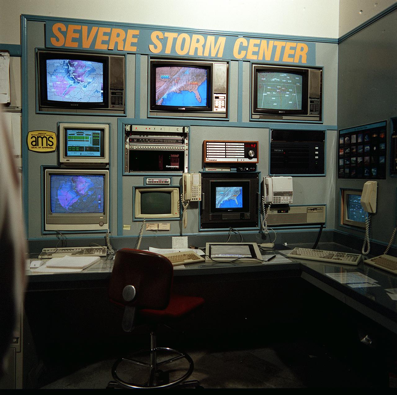 Bob Barin, a Huntsville meterorologist, has formed a commercial weather advisory service. The weather information is based on data from Marshall Space Flight Center (MSFC) collected from anternas in Alabama and Tennessee. Baron proposed and concluded an agreement with MSFC whereby the center would provide him the data and he would refine and enhance real-time software. By using his service, clients can monitor the approach of storms and schedule operations accordingly.