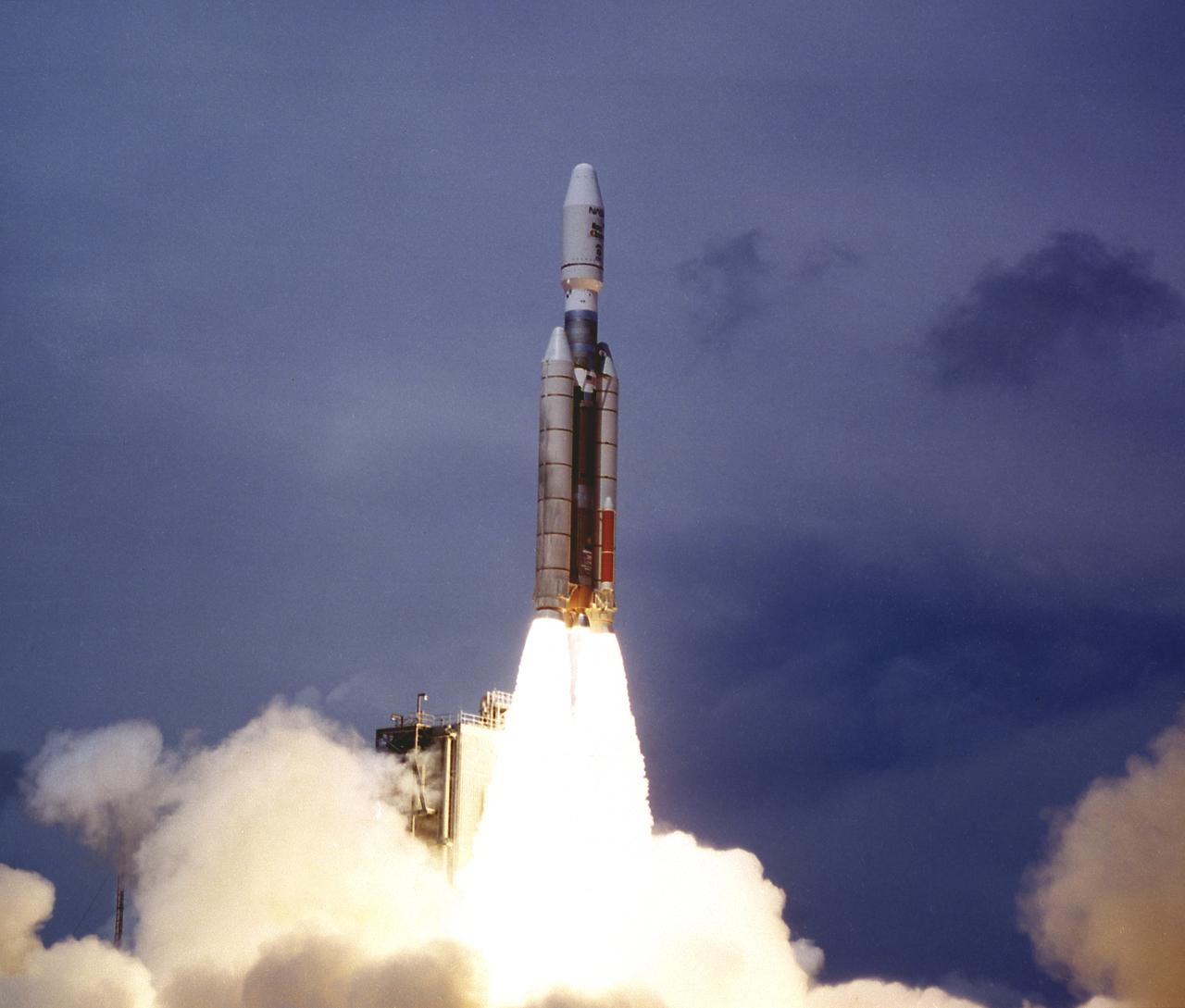 Titan III vehicle launched the Mars Observer spacecraft and the Transfer Orbit Stage (TOS) from the Cape Canaveral Air Force Station on September 25, 1992. Managed by the Marshall Space Flight Center (MSFC), TOS will fire to send the Observer on an 11-month interplanetary journey to the Mars. The Observer failed to reach the Mars orbit in August 1993.