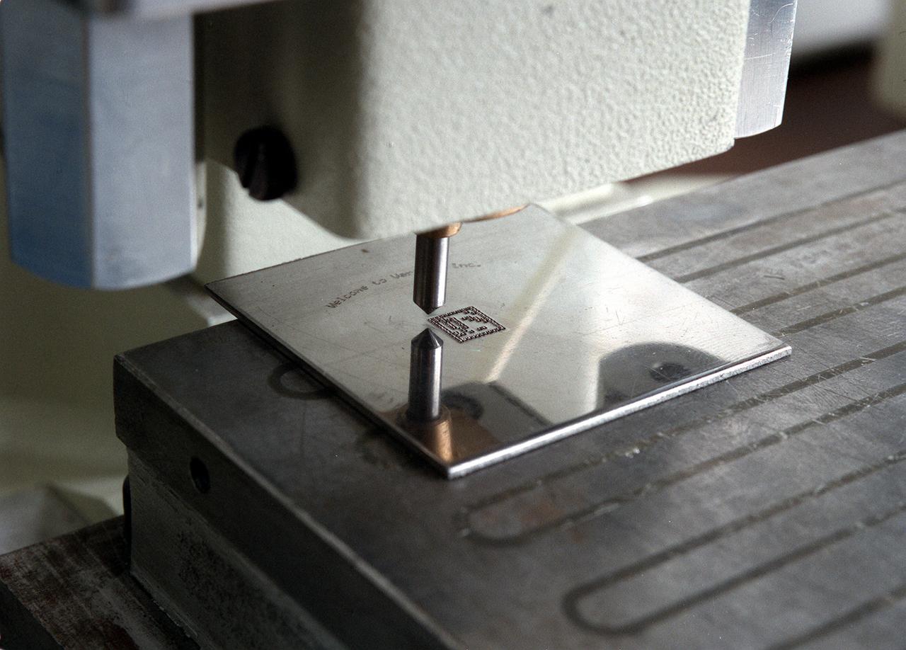 Digital data matrix, used to identify the millions of Space Shuttle parts, is being commercialized to make barcoding tamper resistant and invisible to the naked eye. These codes are applied directly to the product regardless of shape, size or color. The markings can range from as small as four microns to as large as two square feet. Using the Vericode Symbol which include such details as the manufacturer, serial numbers, the lot number of the parent material, design changes, special processing to which the part was subjected-everything needed to determine accurately and automatically, the extent of the recall needed, which might be a couple of hundred cars instead of tens of thousands.