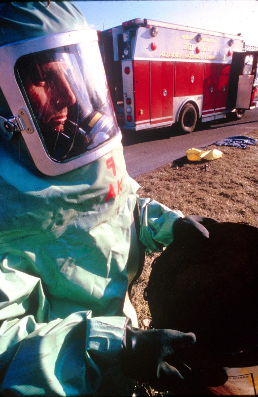 Marshall Space Flight Center used technology from astronauts' space suits to improve the safety of firefighter's attire. The new fire attire is lightweight, fire-resistant, and heat-protective.