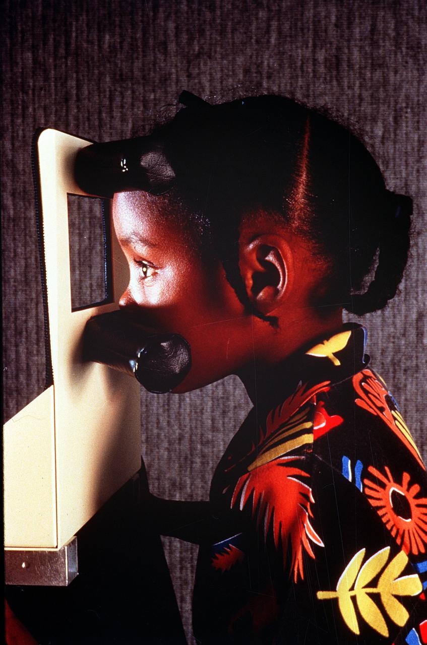 The NASA imaging processing technology, an advanced computer technique to enhance images sent to Earth in digital form by distant spacecraft, helped develop a new vision screening process. The Ocular Vision Screening system, an important step in preventing vision impairment, is a portable device designed especially to detect eye problems in children through the analysis of retinal reflexes.