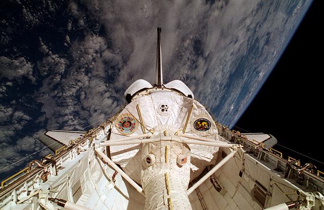 This is a Space Shuttle Columbia (STS-65) onboard photo of the second International Microgravity Laboratory (IML-2) in the cargo bay with Earth in the background. Mission objectives of IML-2 were to conduct science and technology investigations that required the low-gravity environment of space, with emphasis on experiments that studied the effects of microgravity on materials processes and living organisms. Materials science and life sciences are two of the most exciting areas of microgravity research because discoveries in these fields could greatly enhance the quality of life on Earth. If the structure of certain proteins can be determined by examining high-quality protein crystals grown in microgravity, advances can be made to improve the treatment of many human diseases. Electronic materials research in space may help us refine processes and make better products, such as computers, lasers, and other high-tech devices. The 14-nation European Space Agency (ESA), the Canadian Space Agency (SCA), the French National Center for Space Studies (CNES), the German Space Agency and the German Aerospace Research Establishment (DARA/DLR), and the National Space Development Agency of Japan (NASDA) participated in developing hardware and experiments for the IML missions. The missions were managed by NASA's Marshall Space Flight Center. The Orbiter Columbia was launched from the Kennedy Space Center on July 8, 1994 for the IML-2 mission.