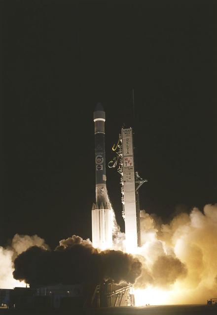The Mars Pathfinder began the journey to Mars with liftoff atop a Delta II expendable launch vehicle from launch Complex 17B on Cape Canaveral Air Station. The Mars Pathfinder traveled on a direct trajectory to Mars, and arrived there in July 1997. Mars Pathfinder sent a lander and small robotic rover, Sojourner, to the surface of Mars. The primary objective of the mission was to demonstrate a low-cost way of delivering a science package to the surface of Mars using a direct entry, descent and landing with the aid of small rocket engines, a parachute, airbags and other techniques. In addition, landers and rovers of the future will share the heritage of Mars Pathfinder designs and technologies first tested in this mission. Pathfinder also collected invaluable data about the Martian surface.