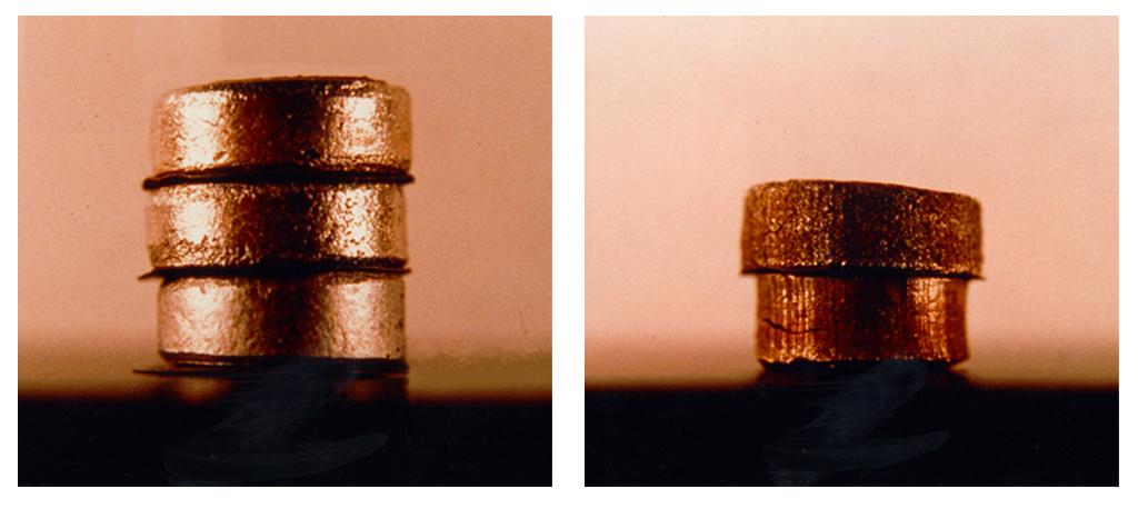 Industry spends billions of dollars each year on machine tools to manufacture products out of metal. This includes tools for cutting every kind of metal part from engine blocks to Shuttle main engine components. Cutting tool tips often break because of weak spots or defects in their composition. Based on a new concept called defect trapping, space offers a novel environment to study defect formation in molten metal materials as they solidify. After the return of these materials from space, researchers can evaluate the source of the defect and seek ways to eliminate them in products prepared on Earth. A widely used process for cutting tip manufacturing is liquid phase sintering. Compared to Earth-sintered samples which slump due to buoyancy induced by gravity, space samples are uniformly shaped and defects remain where they are formed. By studying metals sintered in space the US tool industry can potentially enhance its worldwide competitiveness. The Consortium for Materials Development in Space along with Wyle Labs, Teledyne Advanced Materials, and McDornell Douglas have conducted experiments in space.