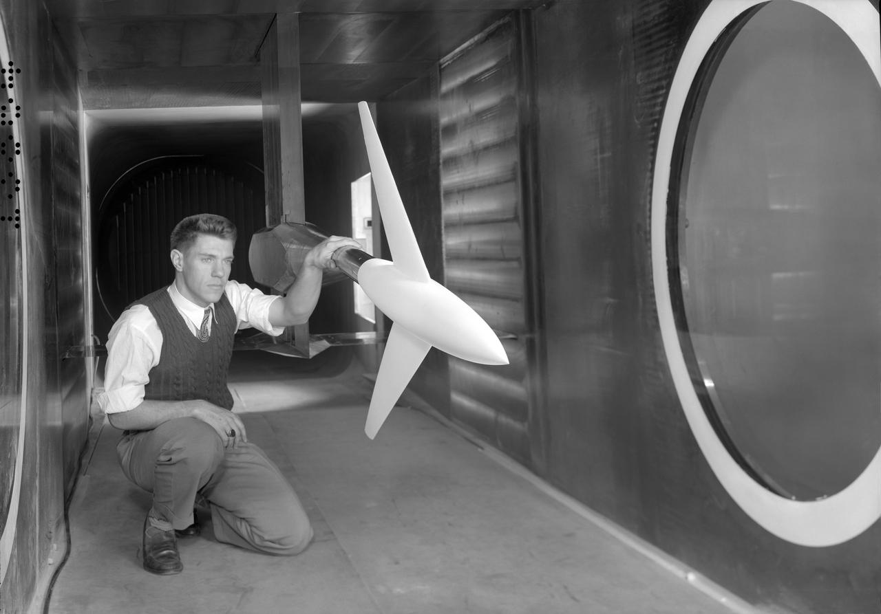 6x6 wind tunnel test on the effects of wing sweep.