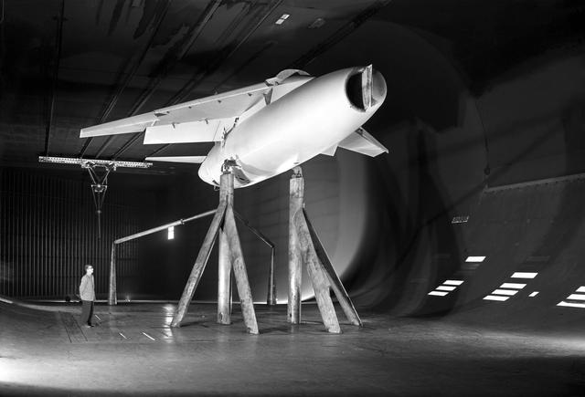 NASA image: Change Vought XF8U-1 Wing.