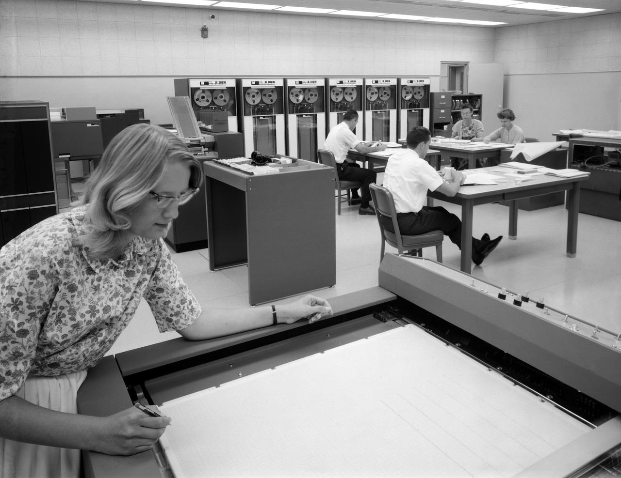 IBM 1401 Data Processing System at NASA Ames Research Center.