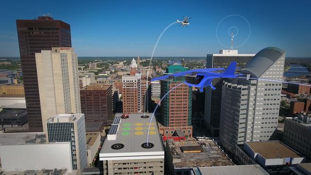 NASA image: Advanced Air Mobility Aims to Shorten Travel Time