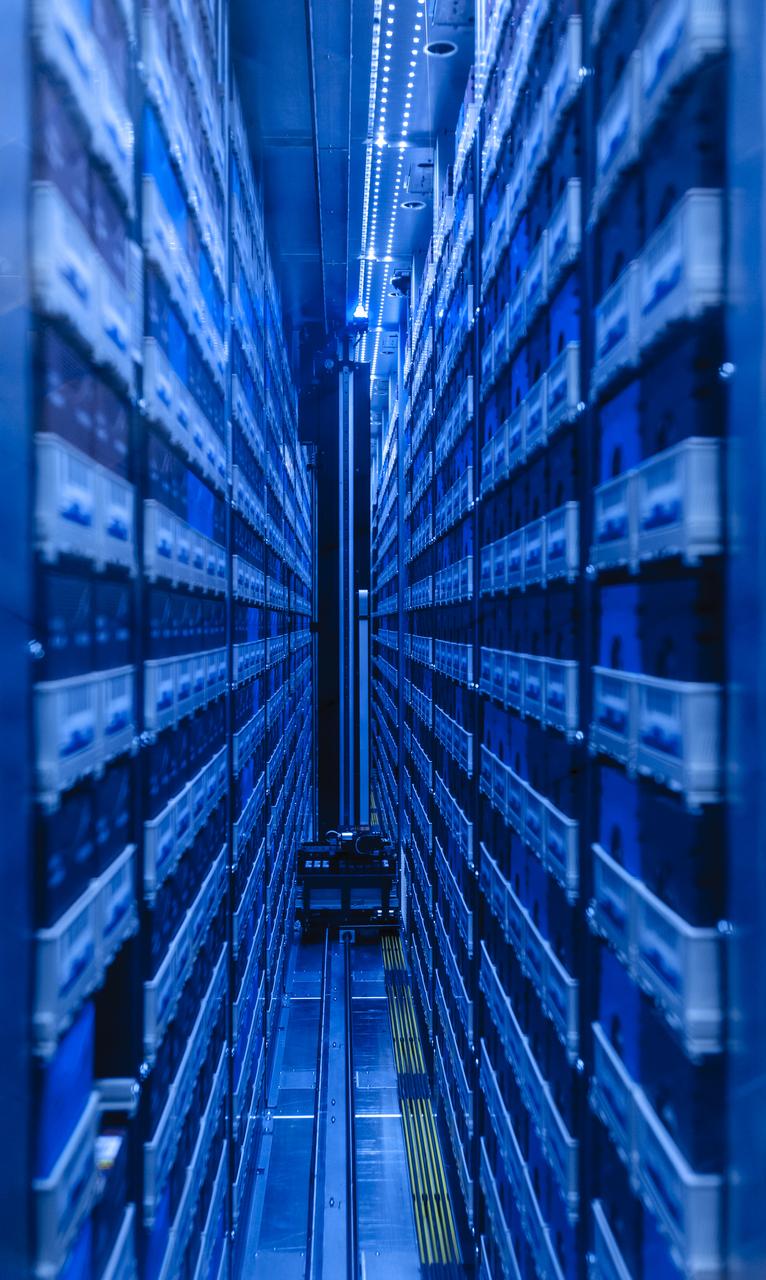 Interior view of the Supercomputer Pleiades as installed in the Spectra Logic room 131 of NASA Ames Numerical Aerodynamic Simulation (NAS) Facility N-258 located in Silicon Valley, CA.