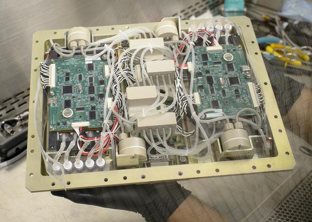 NASA image: EuCROPIS EVT-2 Power Cell in N-239 Lab