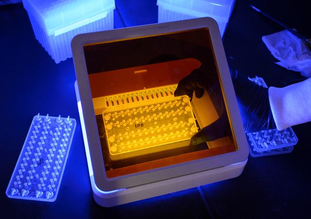 NASA image: EuCROPIS EVT-2 Power Cell in N-239 Lab