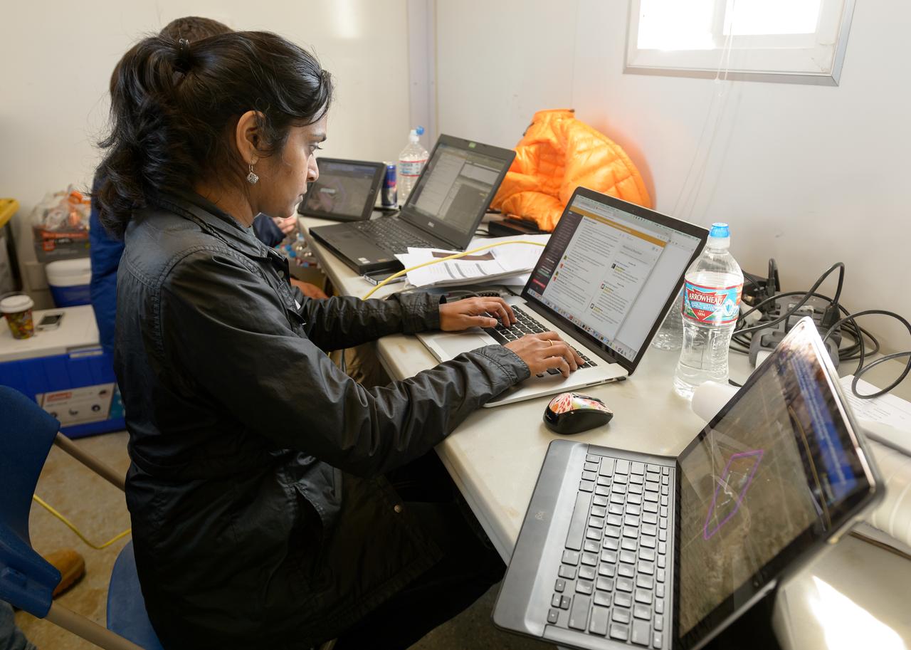 Test of Unmanned Aircraft Systems Traffic Management (UTM) technical capability Level 2 (TCL2) at Reno-Stead Airport, Nevada. During the test, five drones simultaneously crossed paths, separated by altitude.  Two drones flew beyond visual line-of-sight and three flew within line-of-sight of their operators.