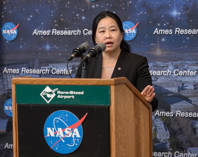 NASA Public Affairs and NUANCE Lab News Conference at Reno-Stead Airport.