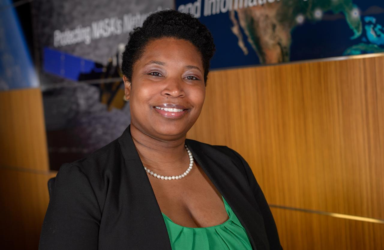 Computer Engineer Gilena Monroe photographed for the NASA Hidden Figures project.