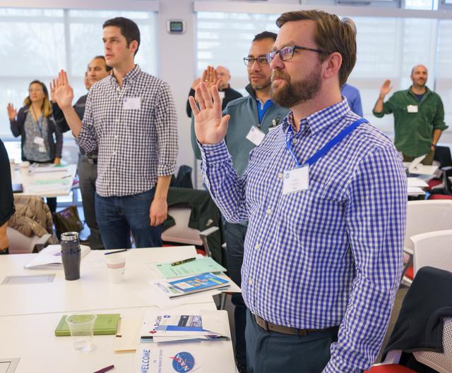 NASA image: New Employe Orientation and Swearing-in