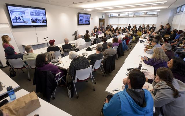 NASA image: Ames Women's Influence Network (WIN) Hidden Figures talk with "Computers" Carolyn Hofstetter and Carol Mead co-sponsored by the AAAG