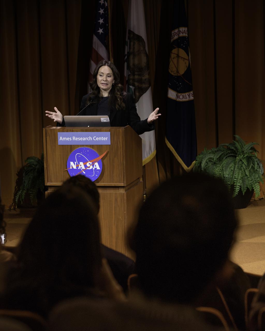 Rosie Rios, the 43rd Treasurer of the United States explores how understanding our history will provide a clearer roadmap for understanding where the country's future is heading.  Presented by the Ames Women's Influence Network (WIN) and the Hispanic Advisory Committee for Employees (HACE) in the Syvertson Auditorium (N-201) at Ames Research Center.