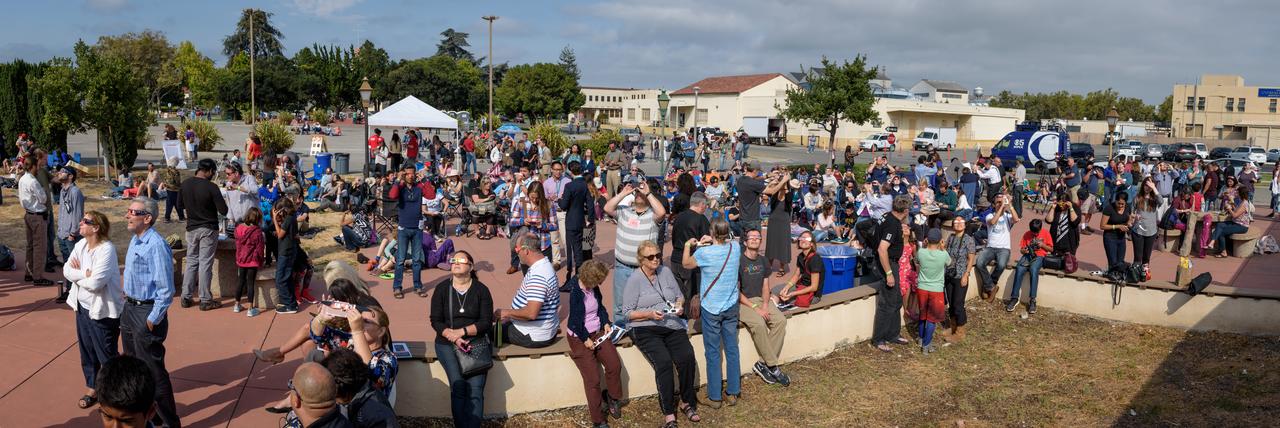 NASA Ames invited the public to participate in the 2017 Solar Eclipse viewing event on August 21, 2017.