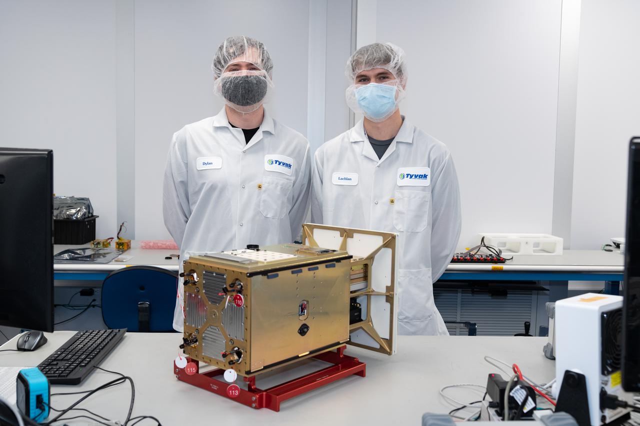 PHOTO DATE: 10/14/2021  LOCATION: Tyvak Nano-Satellite Systems, Inc.  SUBJECT: CAPSTONE spacecraft build at Tyvak Nano-Satellite Systems, Inc. in Irvine, California.   PHOTOGRAPHER: Norah Moran