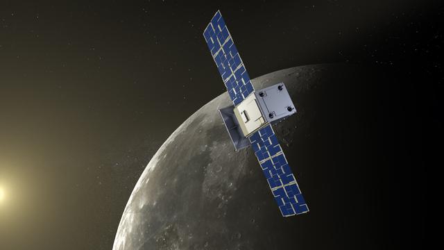 NASA image: CAPSTONE in orbit near the Moon (Illustration)