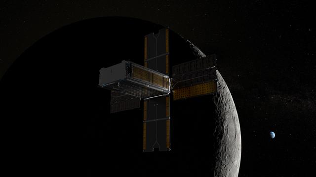 NASA image: BioSentinel Passes the Moon 