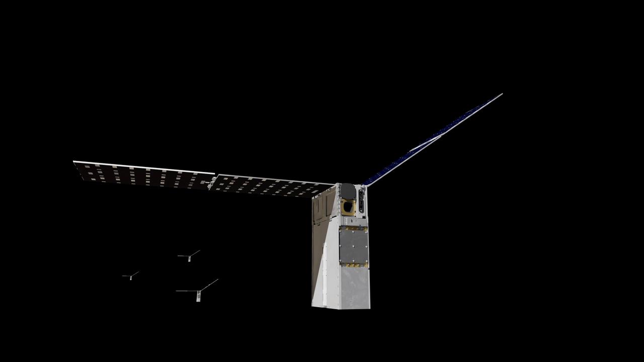 NASA’s Starling six-month mission will use a team of four CubeSats in low-Earth orbit to test technologies that let spacecraft operate in a synchronized manner without resources from the ground. The technologies will advance capabilities in swarm maneuver planning and execution, communications networking, relative navigation, and autonomous coordination between spacecraft.     