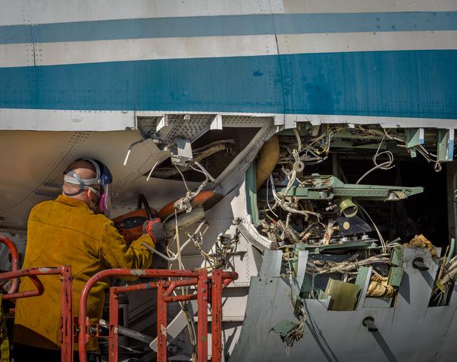 Kuiper Airborne Observatory (KAO) Demolition