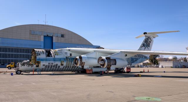 NASA image: Kuiper Airborne Observatory (KAO) Demolition