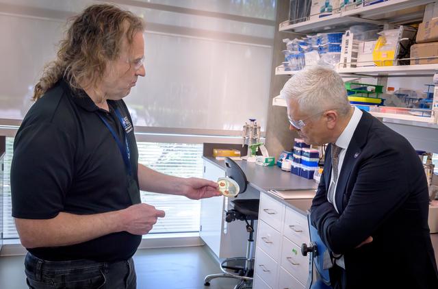 NASA image: Mark Clampin Tours the Bioscience Collaborative Laboratory