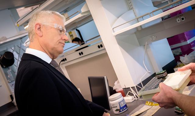 NASA image: Mark Clampin Tours the Bioscience Collaborative Laboratory
