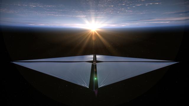 Advanced Composite Solar Sail System Artist’s Concept 3