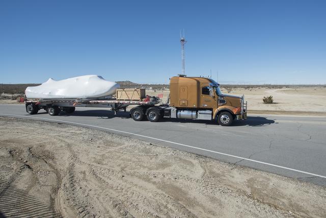 NASA image: Sierra Nevada Corporation (SNC) Dream Chaser arrival at Armstrong