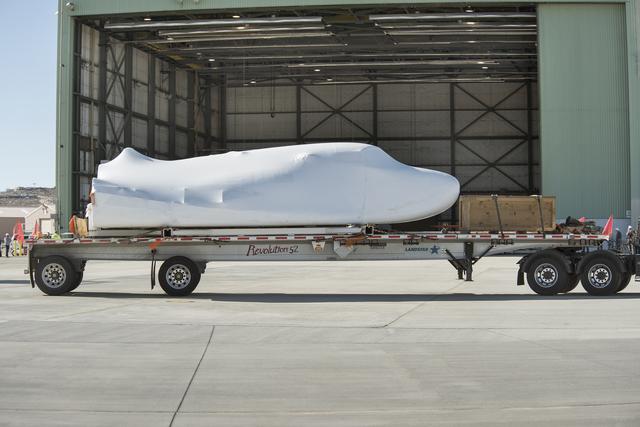 NASA image: Sierra Nevada Corporation (SNC) Dream Chaser arrival at Armstrong