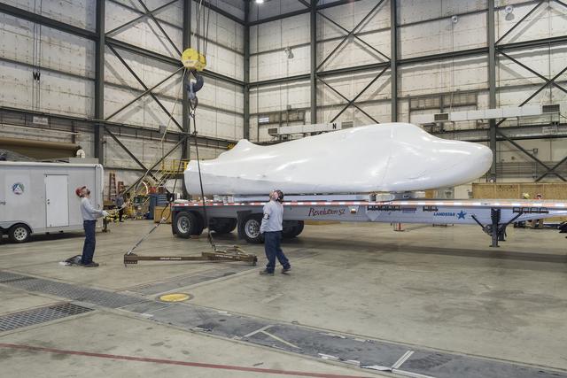 NASA image: Sierra Nevada Corporation (SNC) Dream Chaser arrival at Armstron