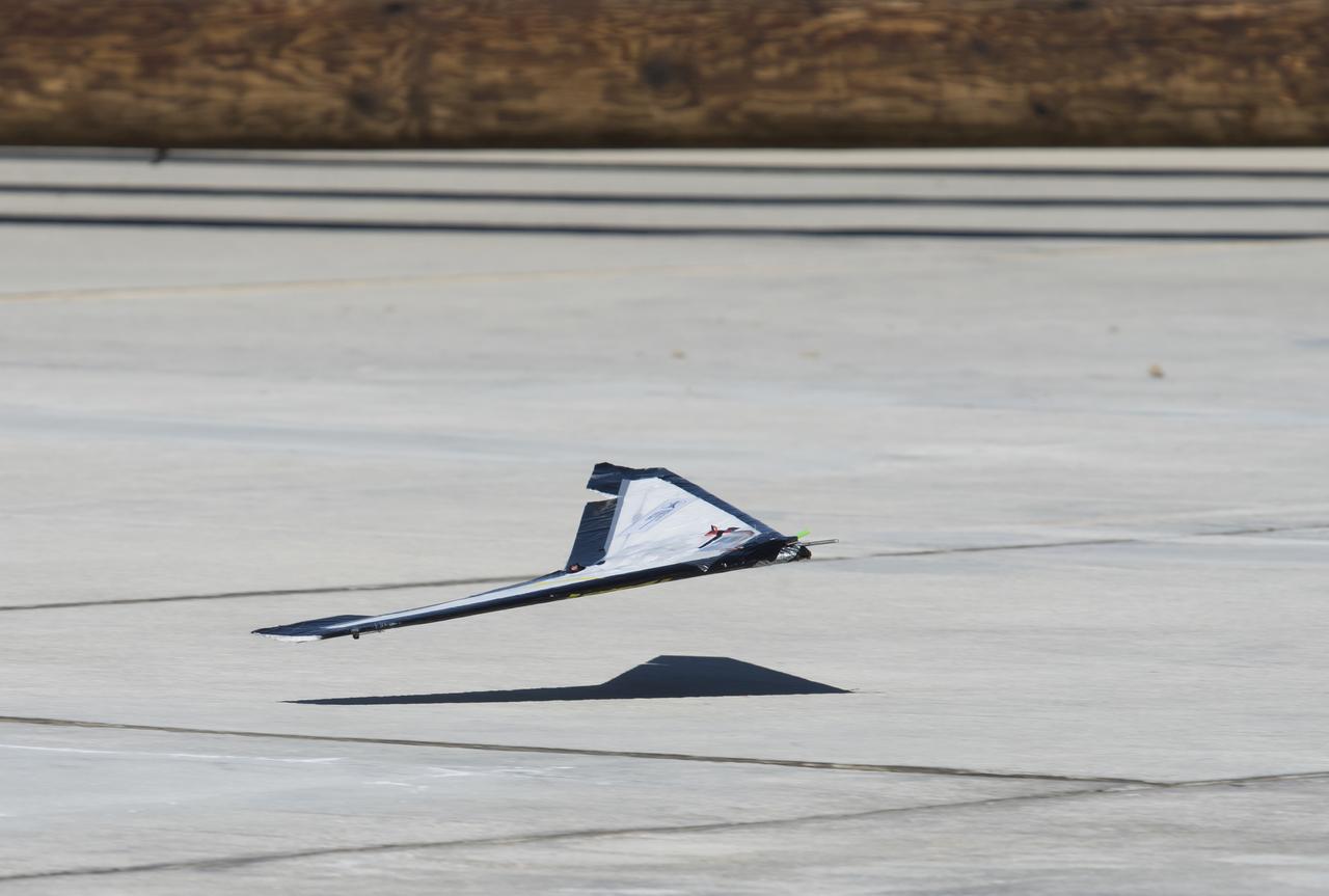 The Prandtl-M completes a successful research flight.