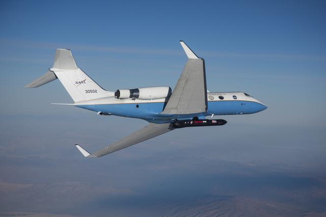 NASA image: NASA Armstrong Flight Tests Generation Orbit’s Hypersonic Testbed on Agency C-20A