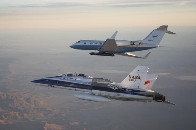 NASA image: NASA Armstrong Flight Tests Generation Orbit’s Hypersonic Testbed on Agency C-20A