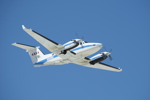 NASA image: DopplerScatt B200 Takeoff