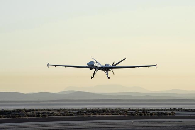 NASA image: NASA’s Ikhana Aircraft Lifts off for First Flight in the National Airspace System Without a Chase Plane