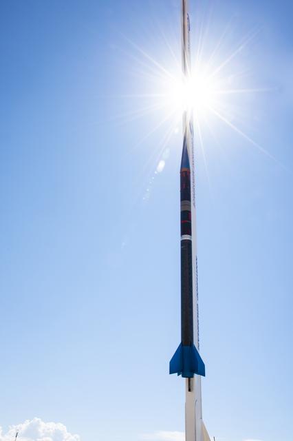 NASA image: UP Aerospace Rocket Poised for Launch from NM to Carry NASA Tech
