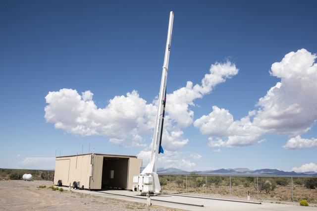 NASA image: UP Aerospace Rocket Poised for Launch from NM to Carry NASA Tech