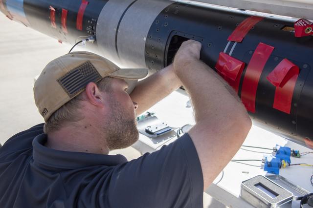 NASA image: UP Aerospace Preparing Rocket to Launch NASA Space Technologies