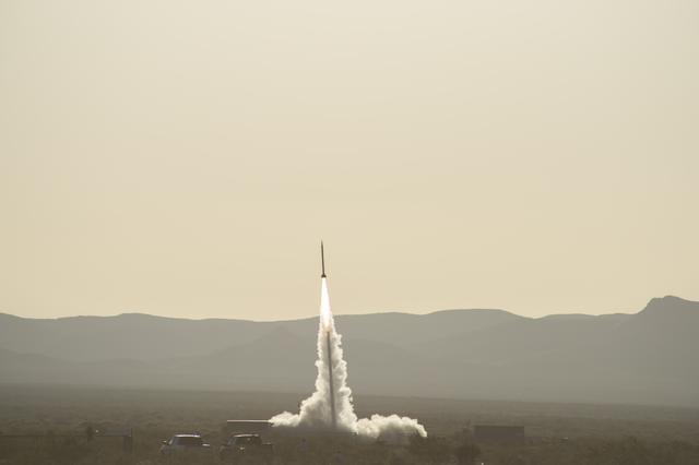 NASA image: UP Aerospace Rocket Launch from NM with NASA Technologies Onboard