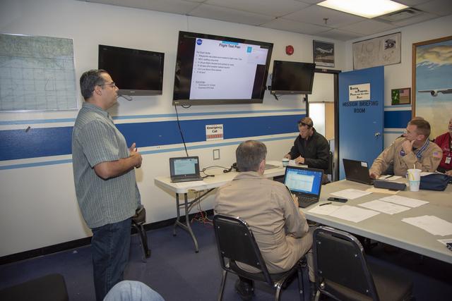 NASA image: NASA QSF18 Flight Crew Briefs Test Flight