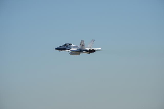 NASA image: NASA F/A-18 Takes Off for QSF18 Supersonic Flight