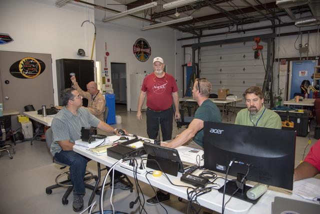 NASA image: NASA Flight Operations Crew Monitors Supersonic Flight