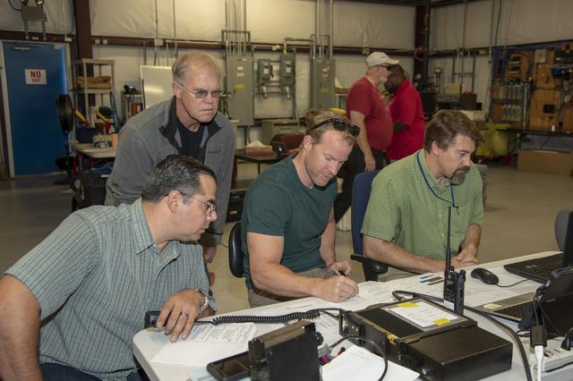 NASA image: NASA Flight Operations Crew Monitors Supersonic Flight