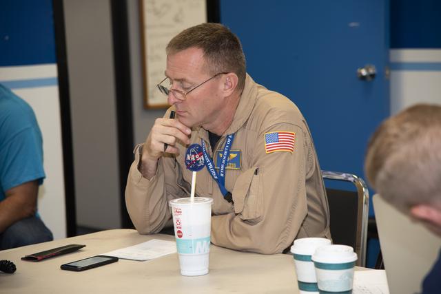 NASA image: NASA QSF18 Flight Operations Crew Debriefs Flight
