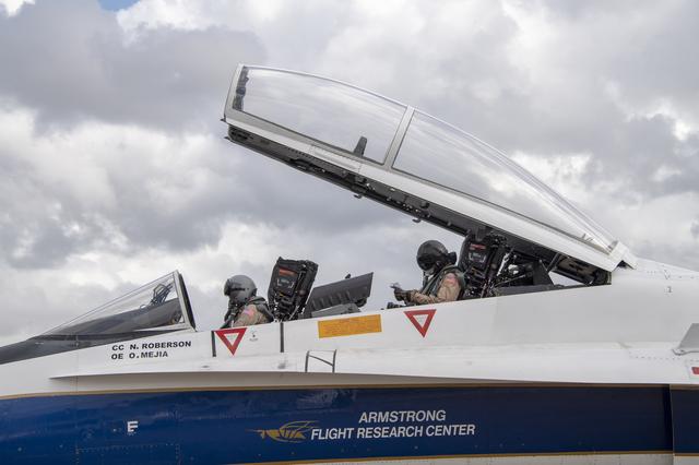 NASA image: NASA Ground Crews Prepare F/A-18 for QSF18 Takeoff